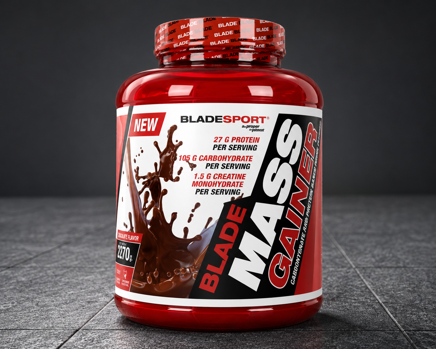 Blade Sport Mass Gainer – Chocolate Flavor | High Protein Weight Gainer
