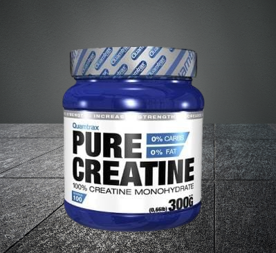 Quamtrax Pure Creatine Monohydrate 300g | 100% Pure Creatine Powder