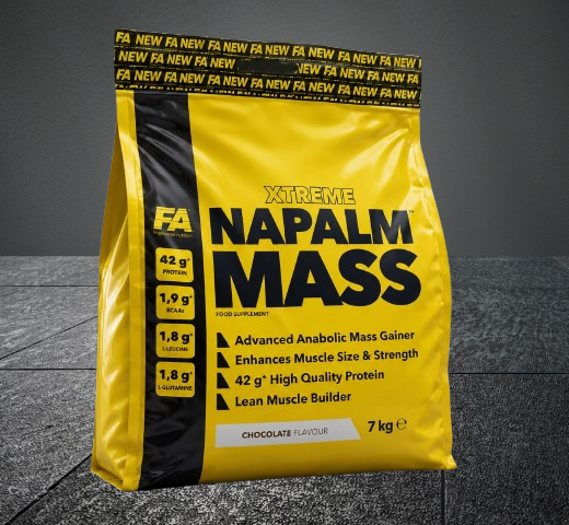 FA Xtreme Napalm Mass Gainer – Chocolate Flavour | 7kg | High Protein Weight Gainer
