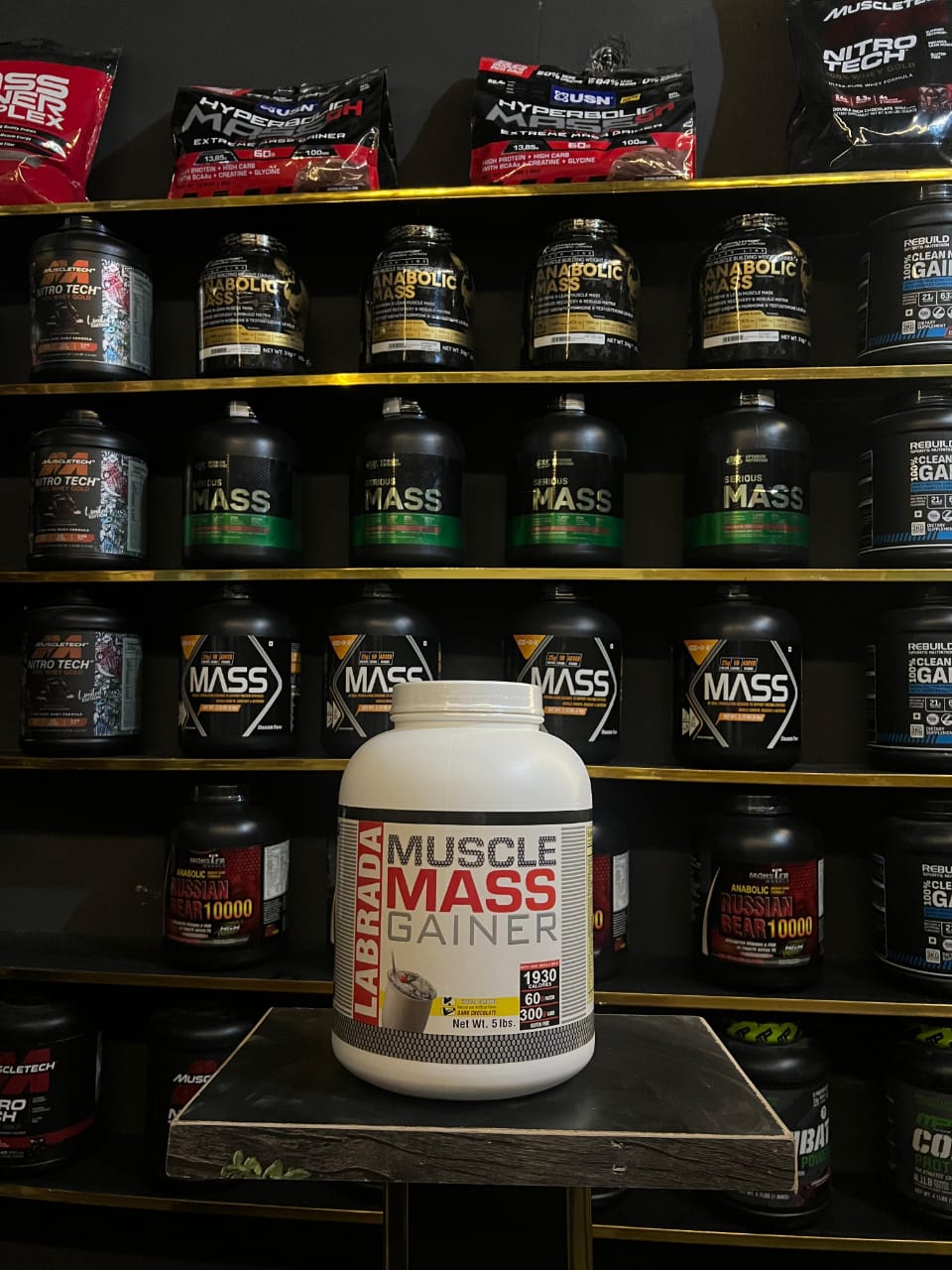 Labrada Muscle Mass Gainer 5lbs – High Calorie Weight Gainer with 52g Protein & Creatine