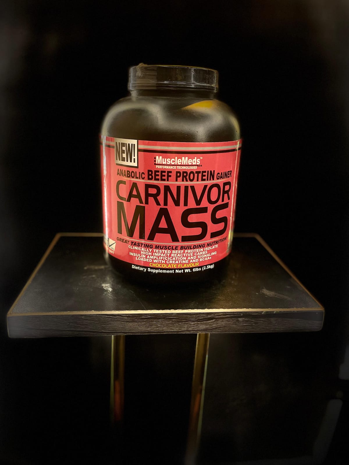 MuscleMeds Carnivor Mass 6lbs (2.5kg) – Anabolic Beef Protein Mass Gainer Chocolate