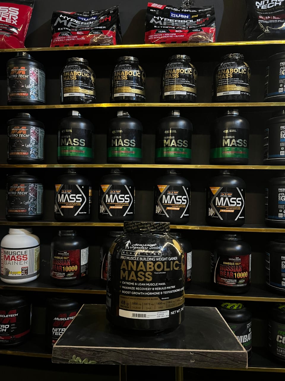 Kevin Levrone Anabolic Mass Weight Gainer 3kg – High Calorie Muscle Building Formula (Chocolate)