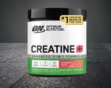 Optimum Nutrition Creatine+ Enhanced 3-in-1 Formula – 40 Servings | Muscle Strength & Performance